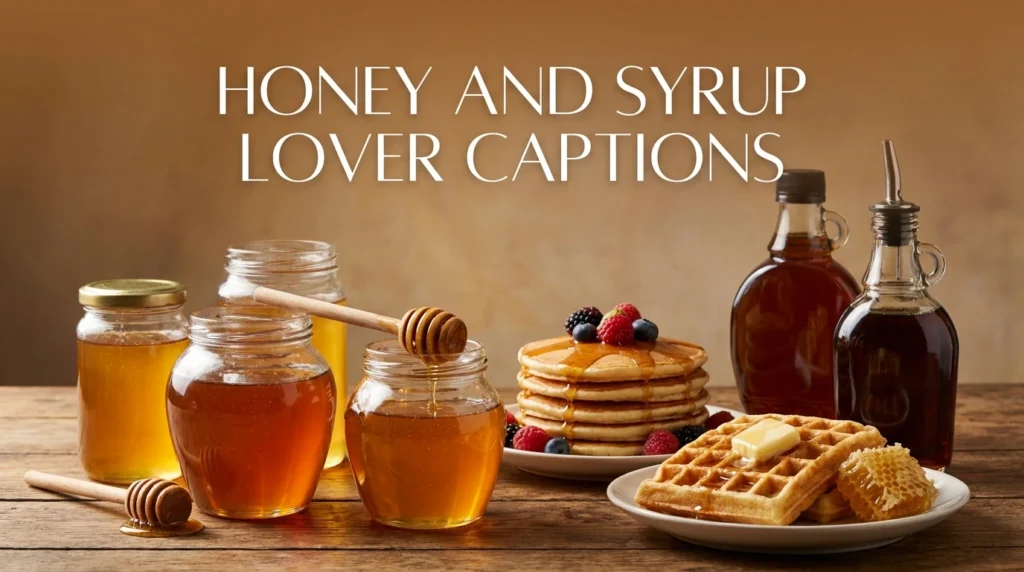 Honey and Syrup Lover Captions