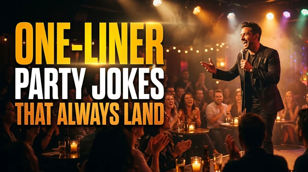 One-Liner Party Jokes That Always Land