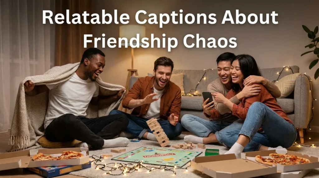 Relatable Captions About Friendship Chaos