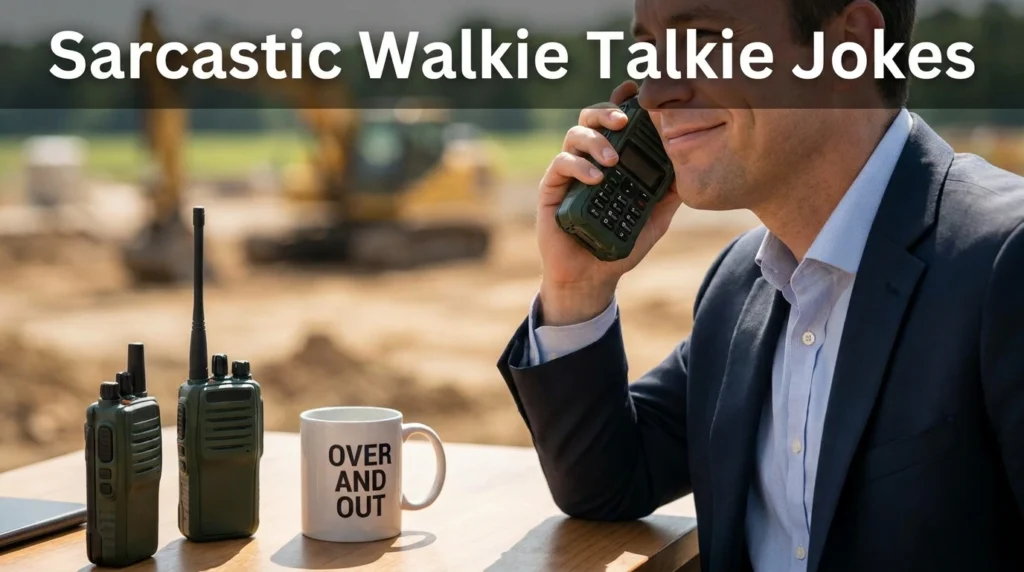 Sarcastic Walkie Talkie Jokes