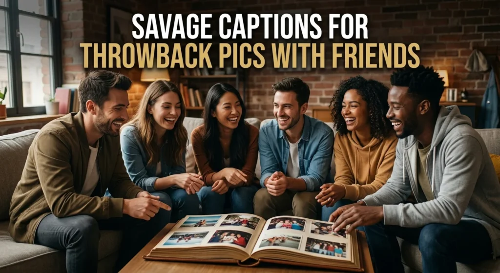 Savage Captions For Throwback Pics With Friends