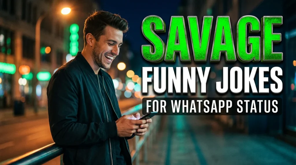 Savage Funny Jokes for WhatsApp Status