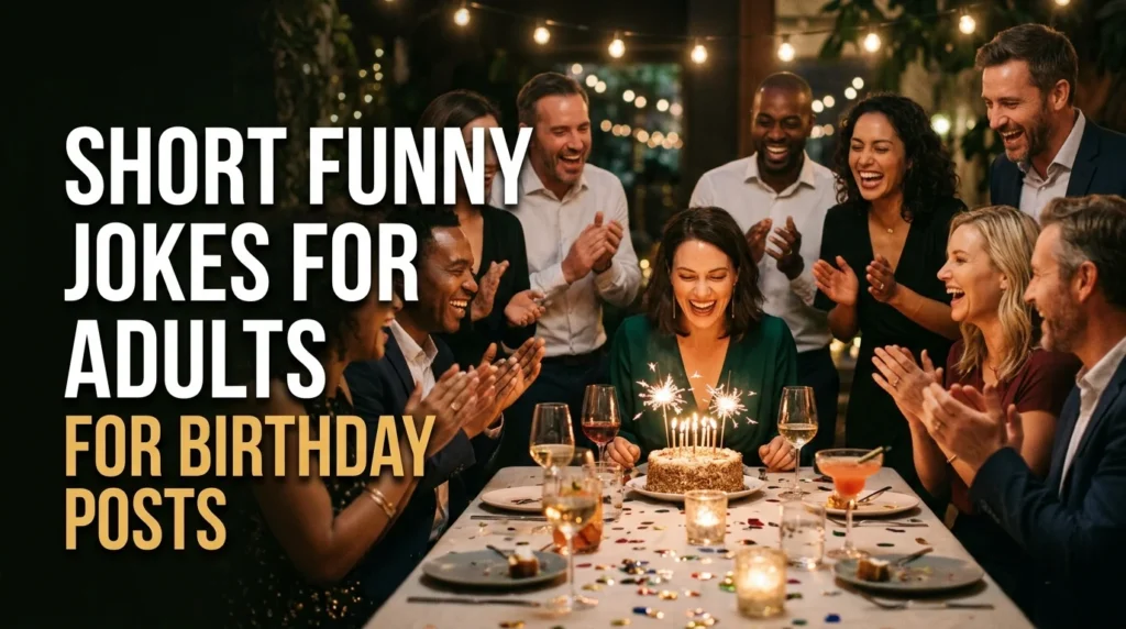 Short Funny Jokes for Adults for Birthday Posts