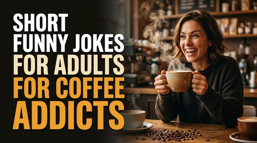 Short Funny Jokes for Adults for Coffee Addicts