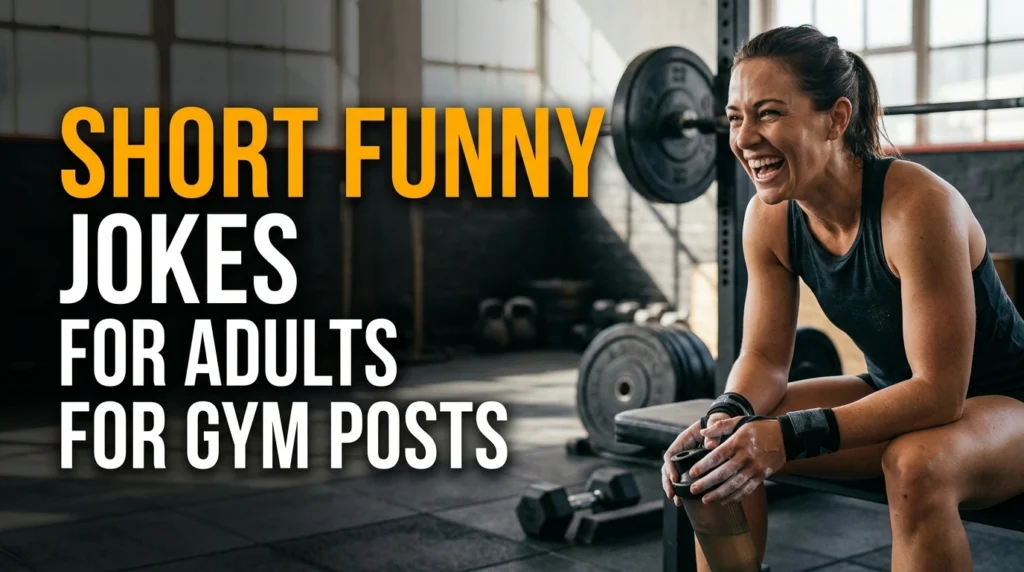Short Funny Jokes for Adults for Gym Posts
