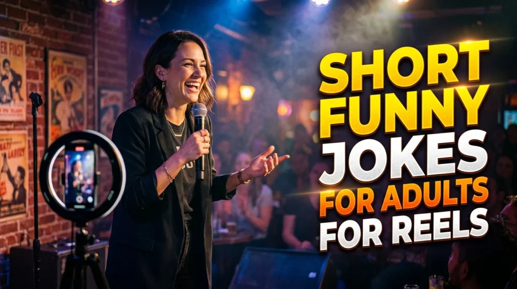 Short Funny Jokes for Adults for Reels