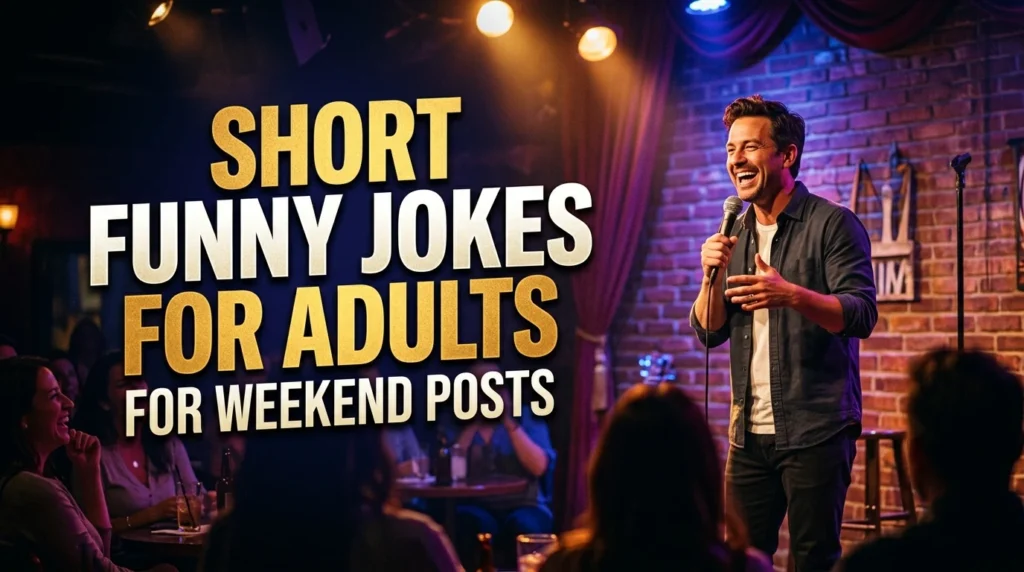 Short Funny Jokes for Adults for Weekend Posts