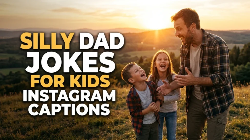 Silly Dad Jokes for Kids Instagram Captions