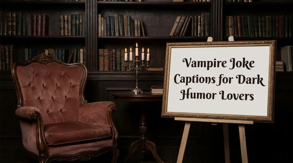 Vampire Joke Captions for Dark Humor Lovers