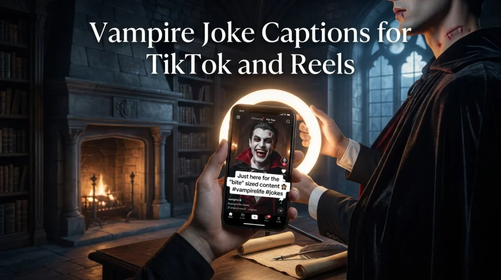 Vampire Joke Captions for TikTok and Reels