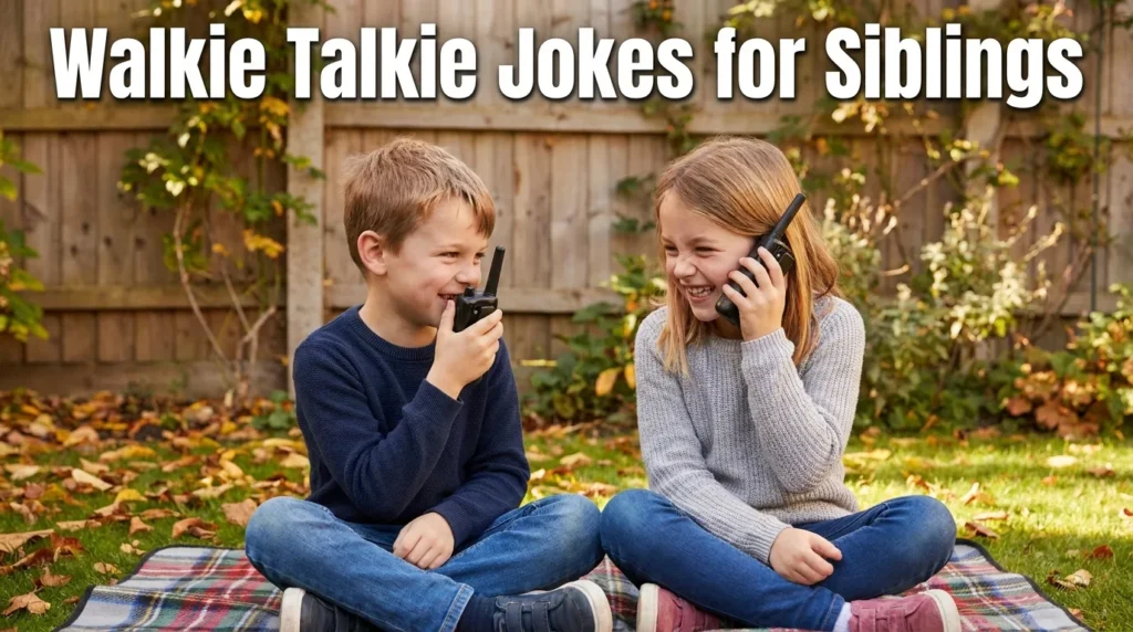 Walkie Talkie Jokes for Siblings