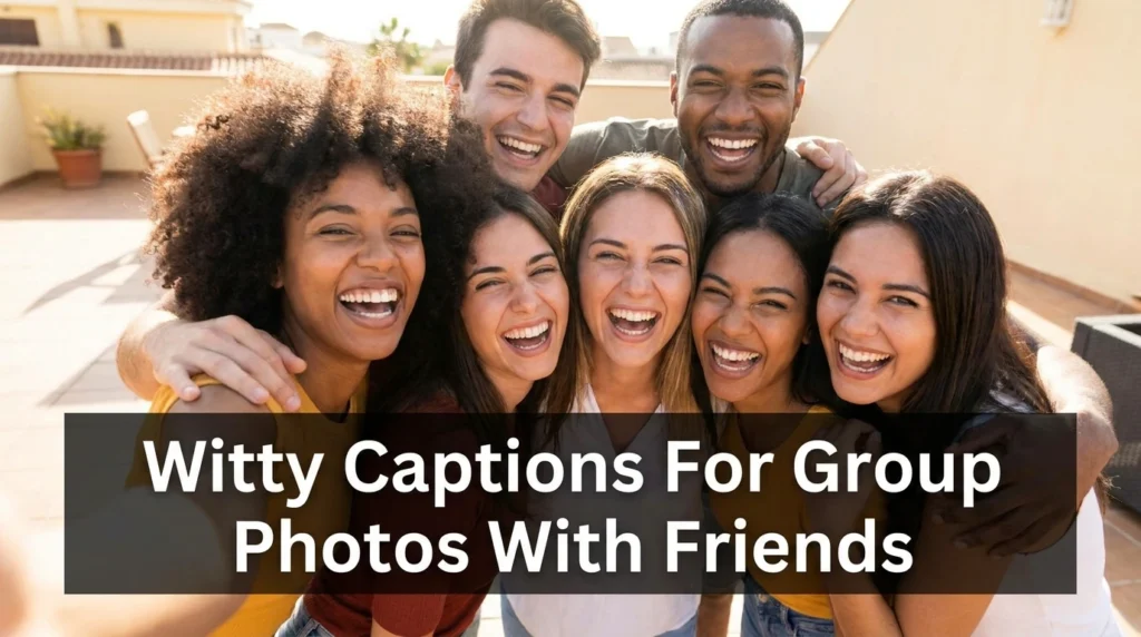 Witty Captions For Group Photos With Friends