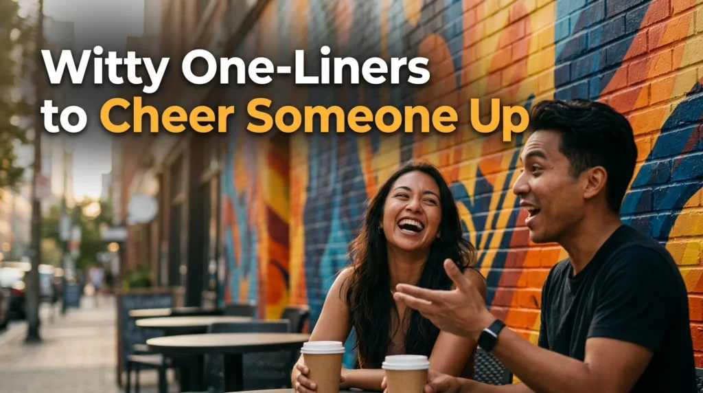 Witty One-Liners to Cheer Someone Up
