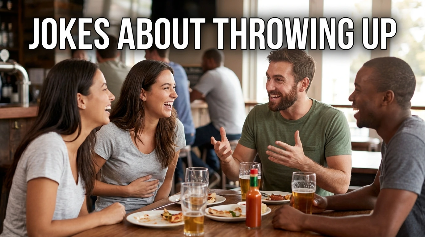 jokes about throwing up
