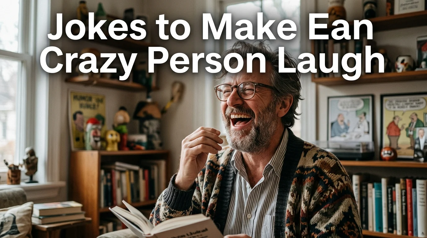 jokes to make ean crazy person laugh