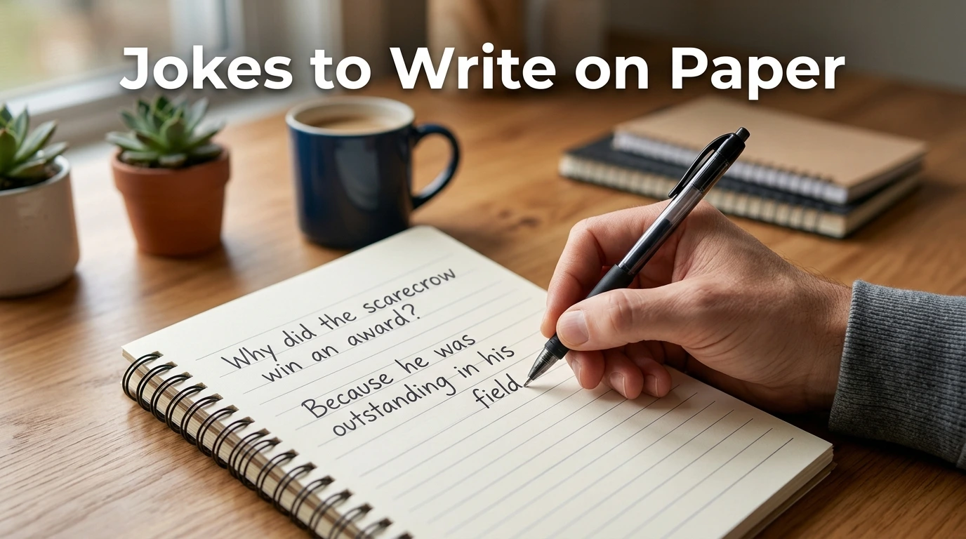 jokes to write on paper