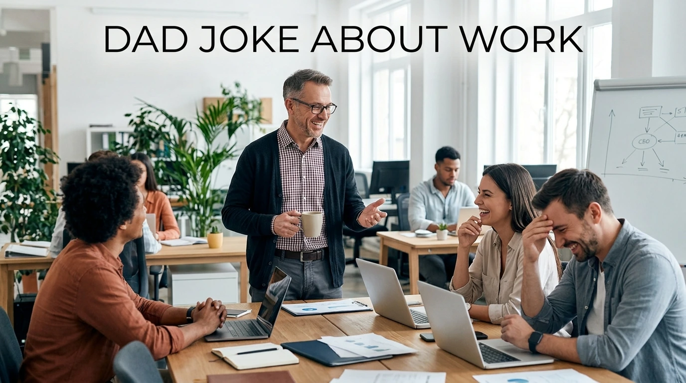dad joke about work