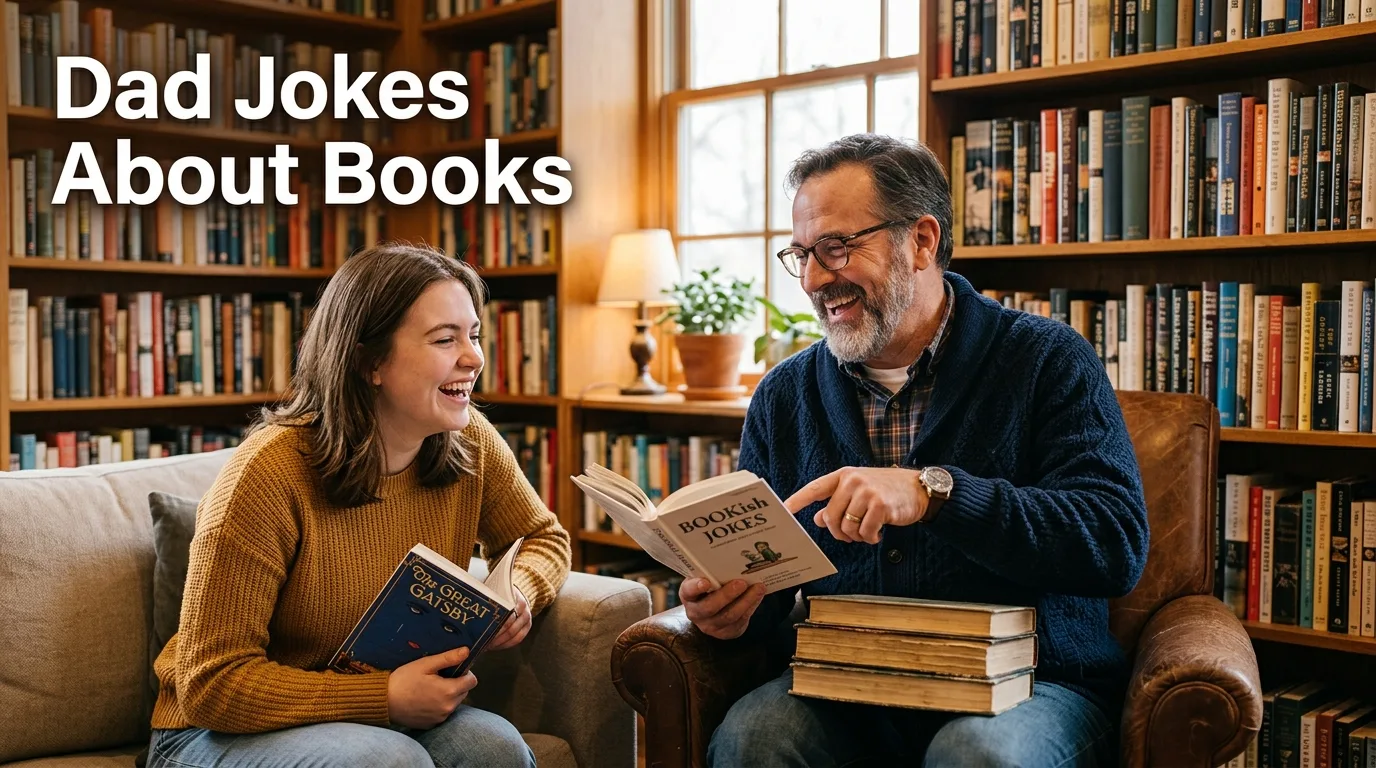 dad jokes about books