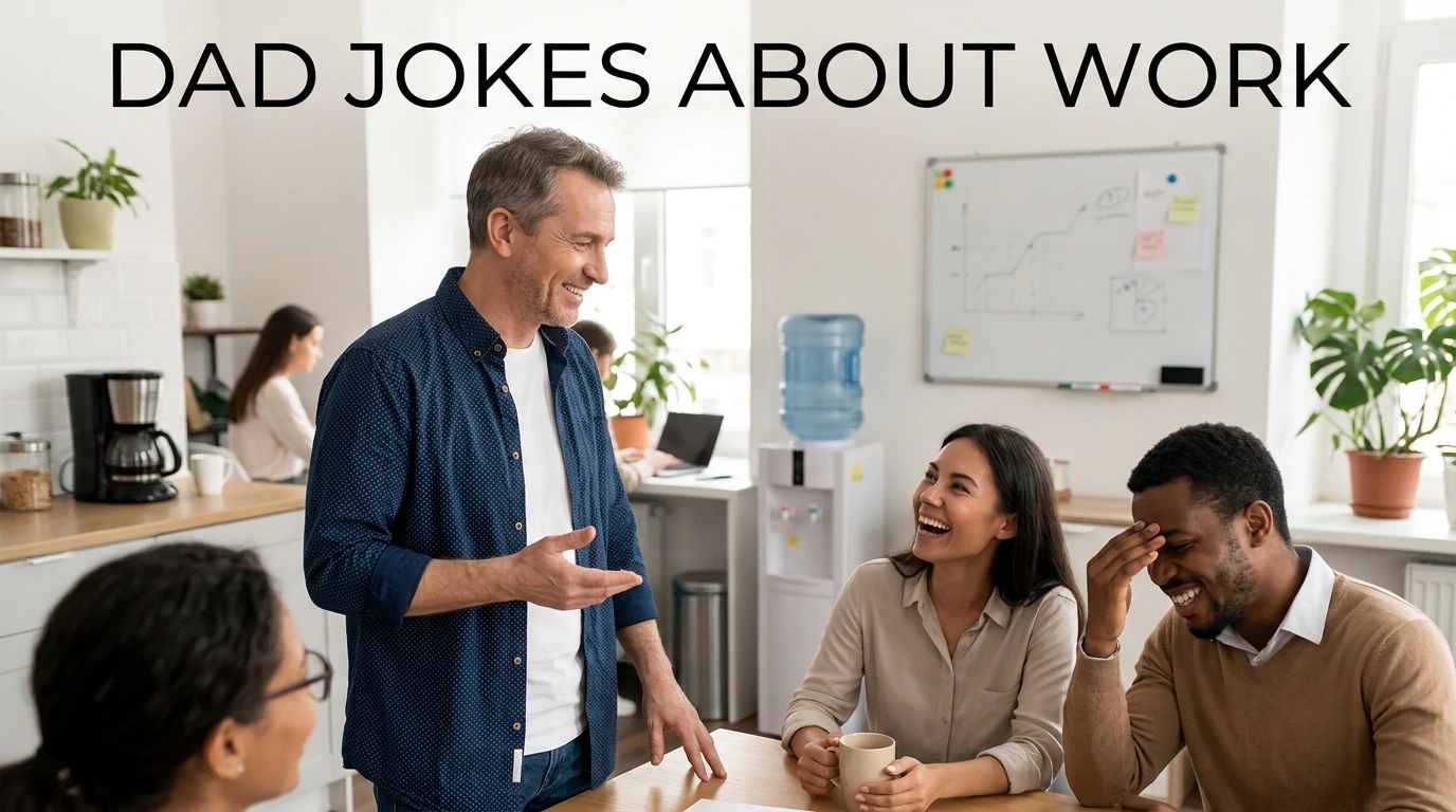 dad jokes about work