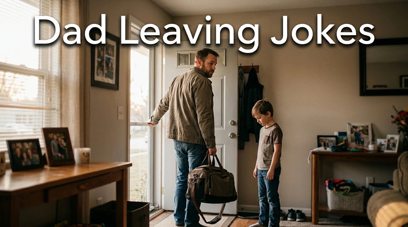dad leaving jokes