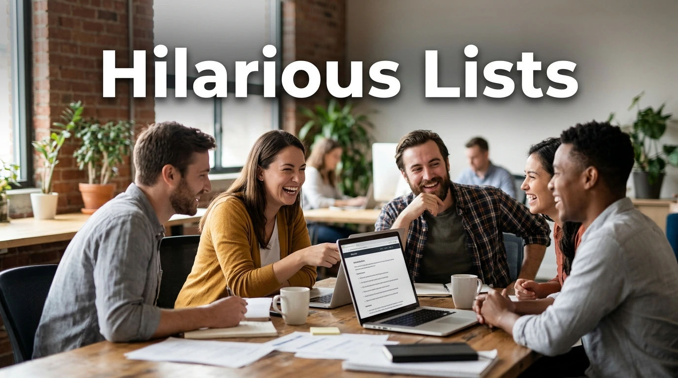 hilarious lists
