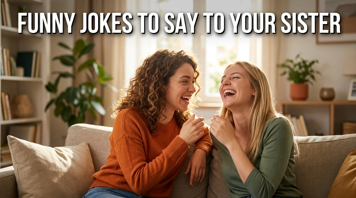Funny Jokes To Say To Your Sister
