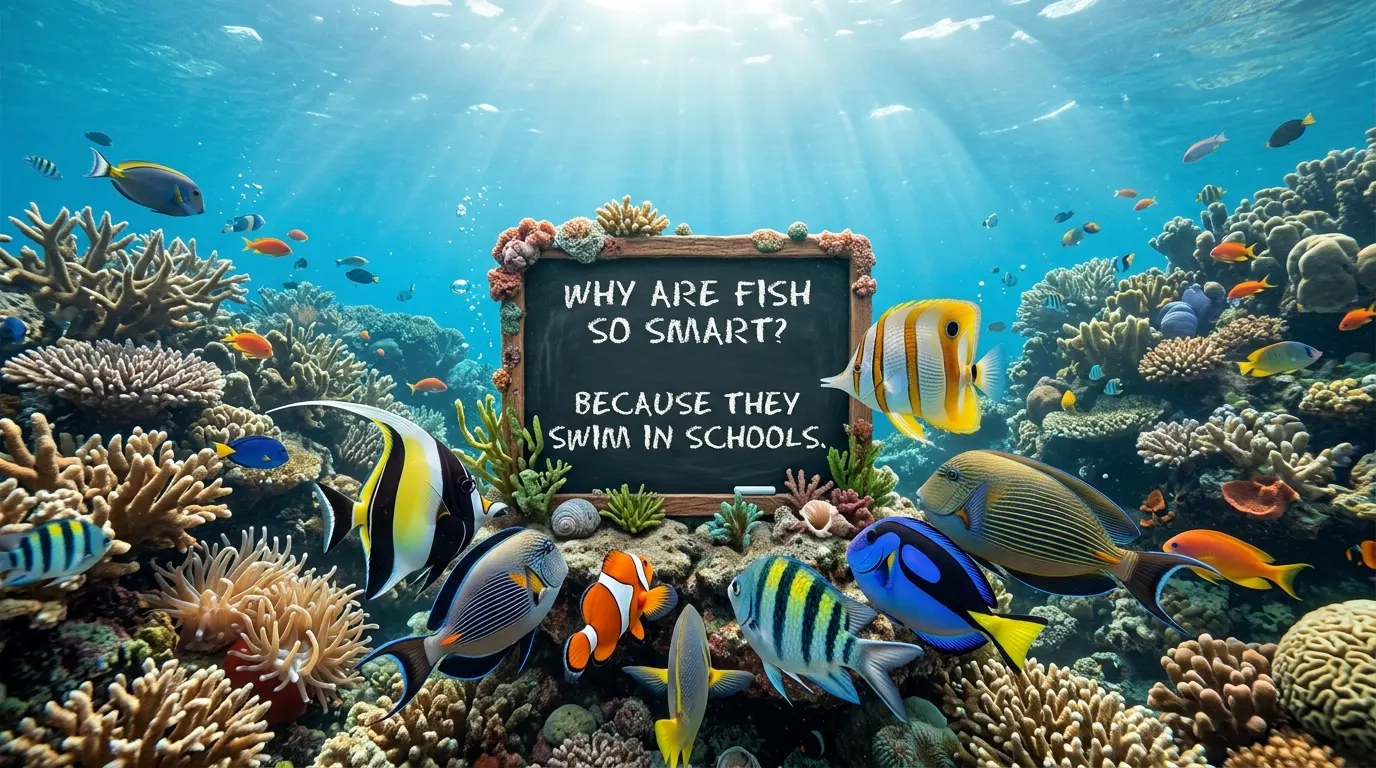 Why Are Fish So Smart Dad Joke