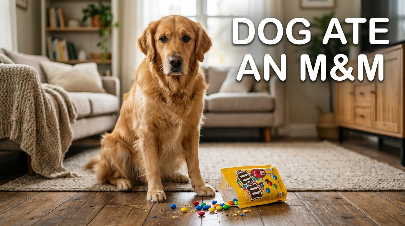 Dog Ate an M&M