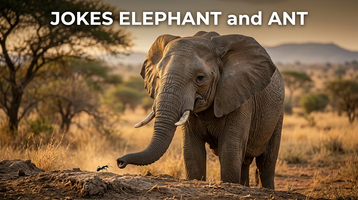 Jokes Elephant and Ant