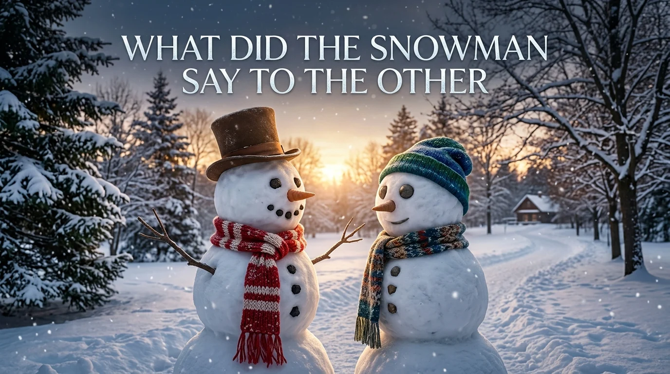 What Did The Snowman Say To The Other
