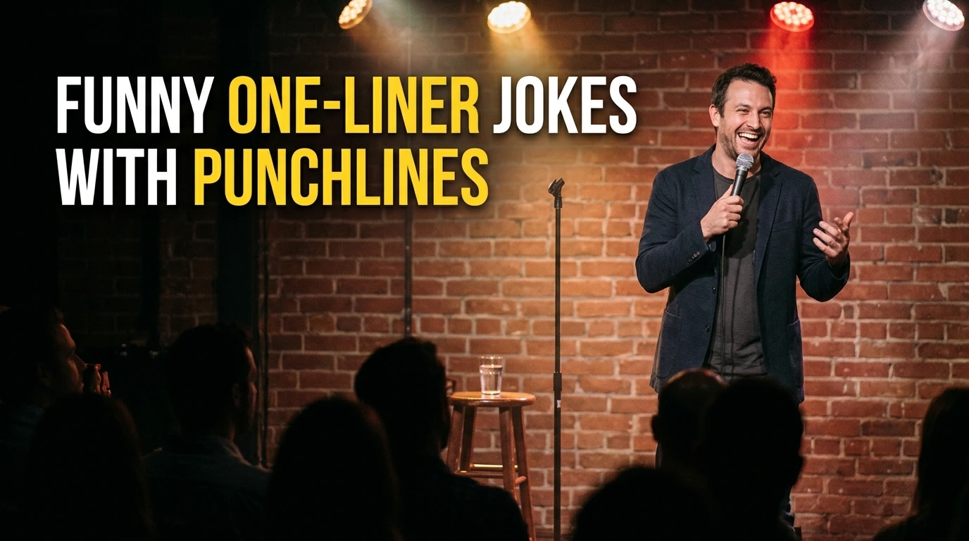 Funny One-Liner Jokes With Punchlines