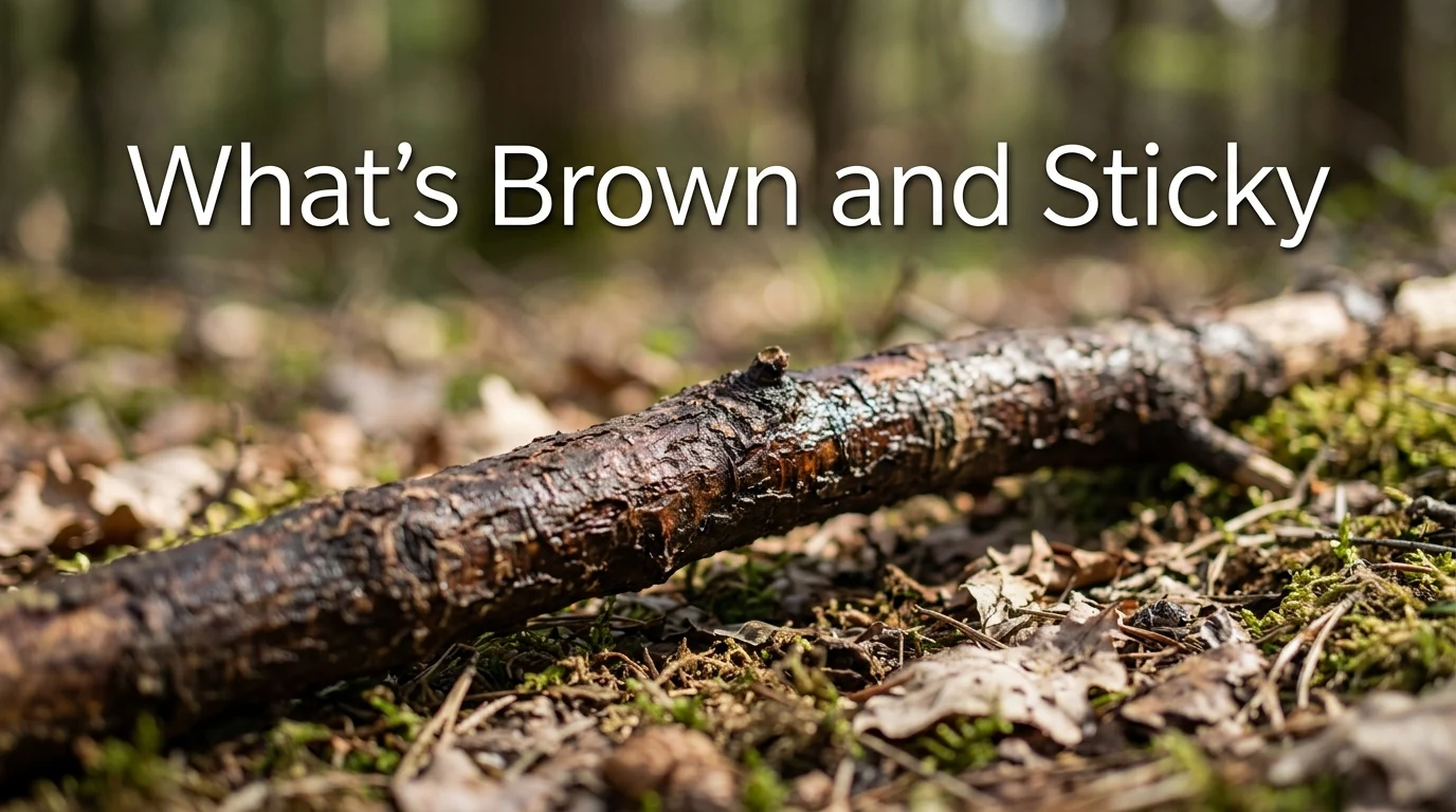 What's Brown and Sticky